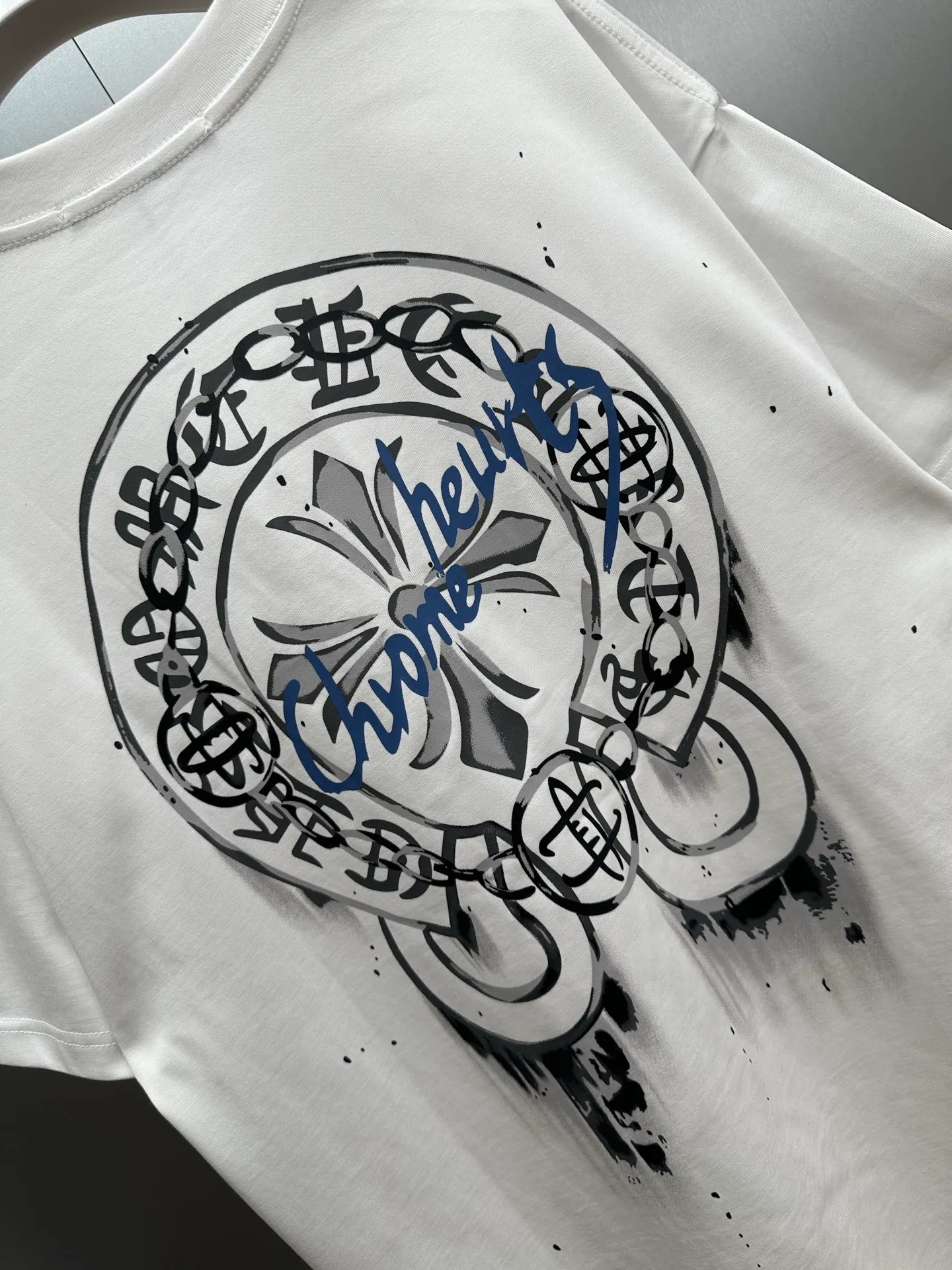 chrome hearts T ， ， 。 ， ； ， Blue ， 。 size：S M L XL